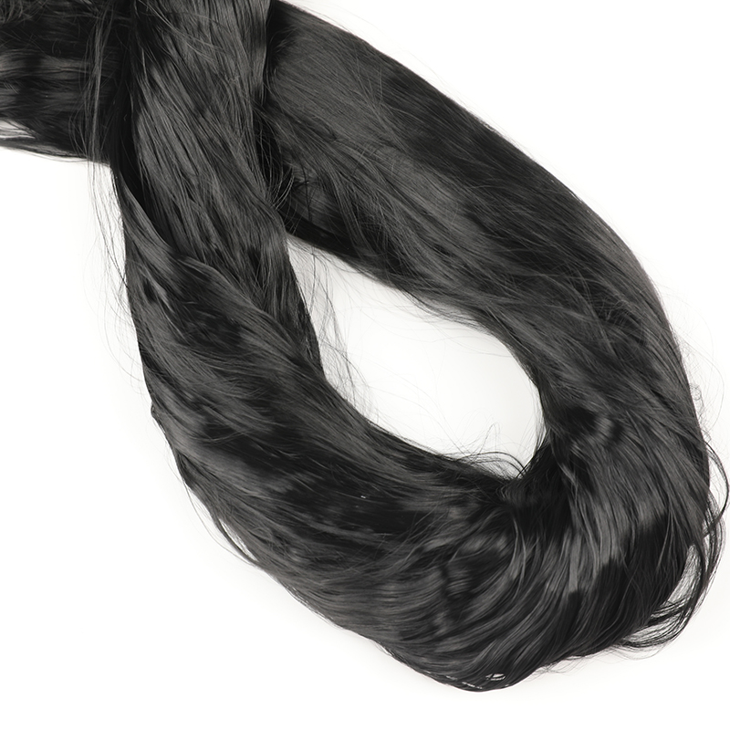 Rå sort blank 3D flocket træknylon 66